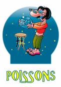 Poissons : un humour plein de bulles